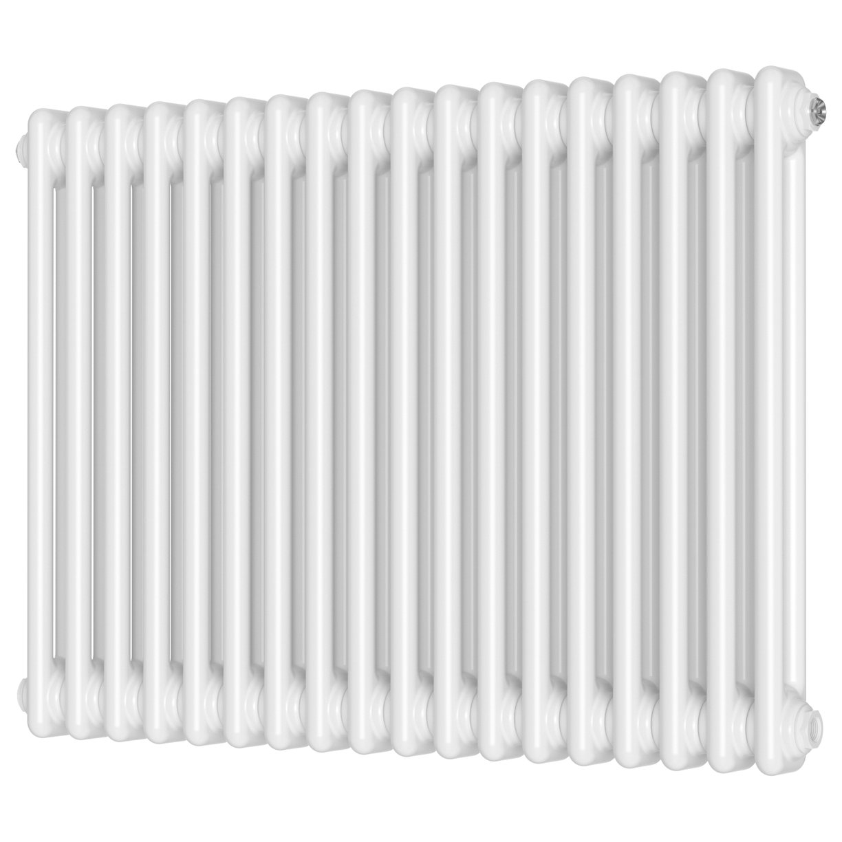Column Designer Radiator 2 col 600 x 830mm 18 Sections White
