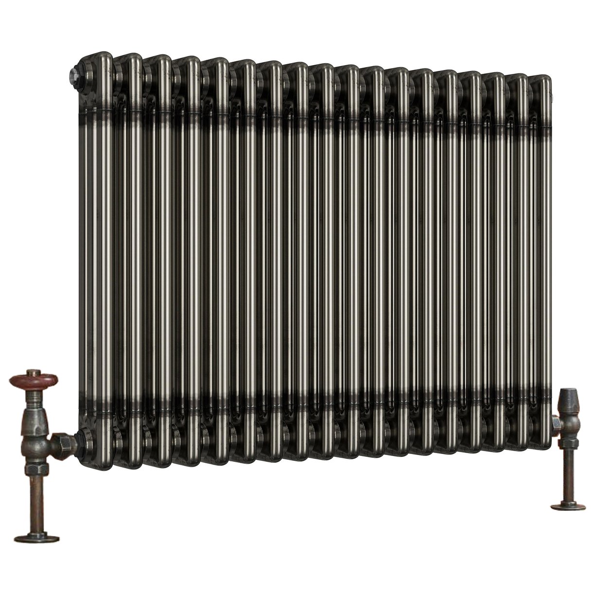 Column Designer Radiator 3 col 600 x 821mm 18 Sections Raw Metal