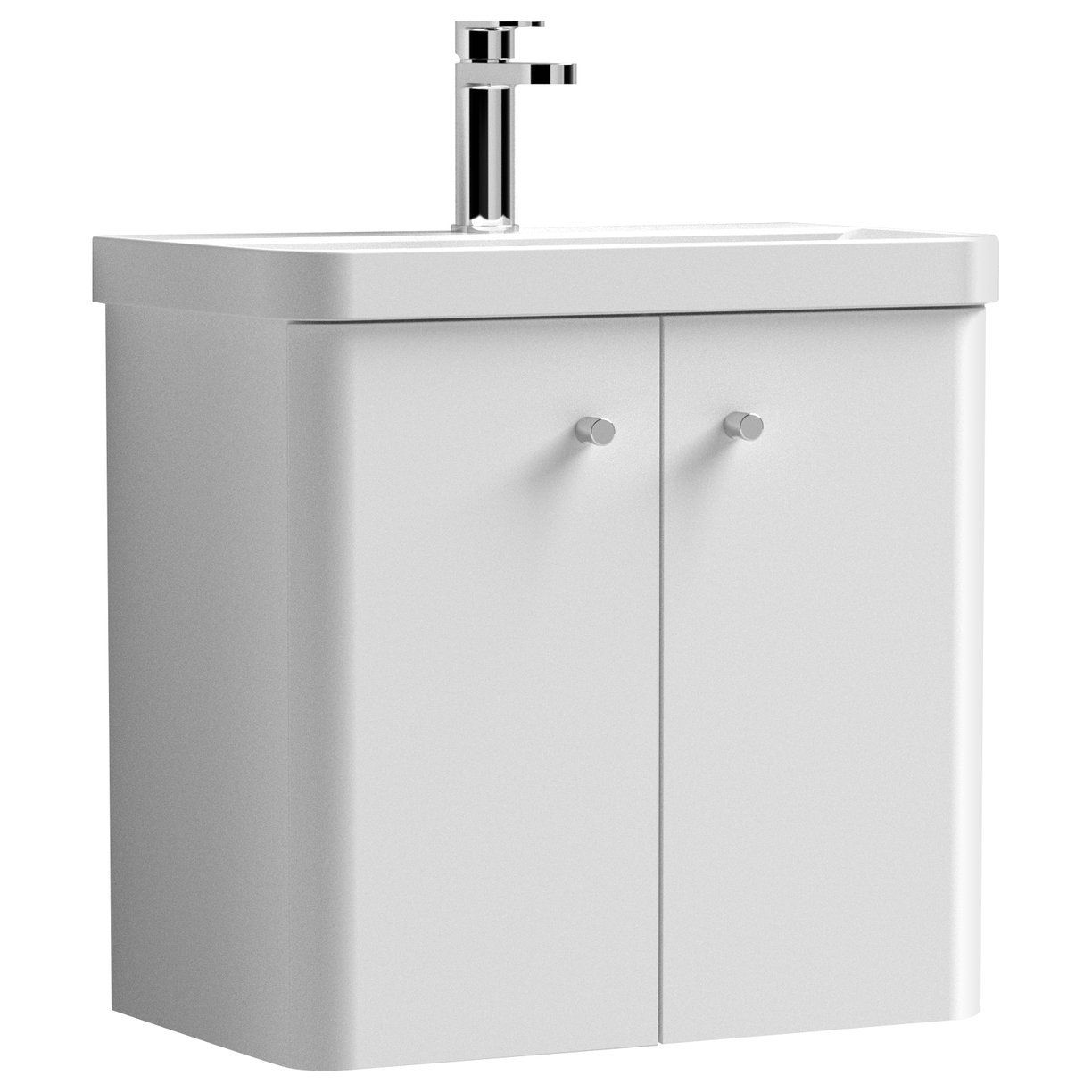 600 Wall Hung 2-Door Unit & Basin