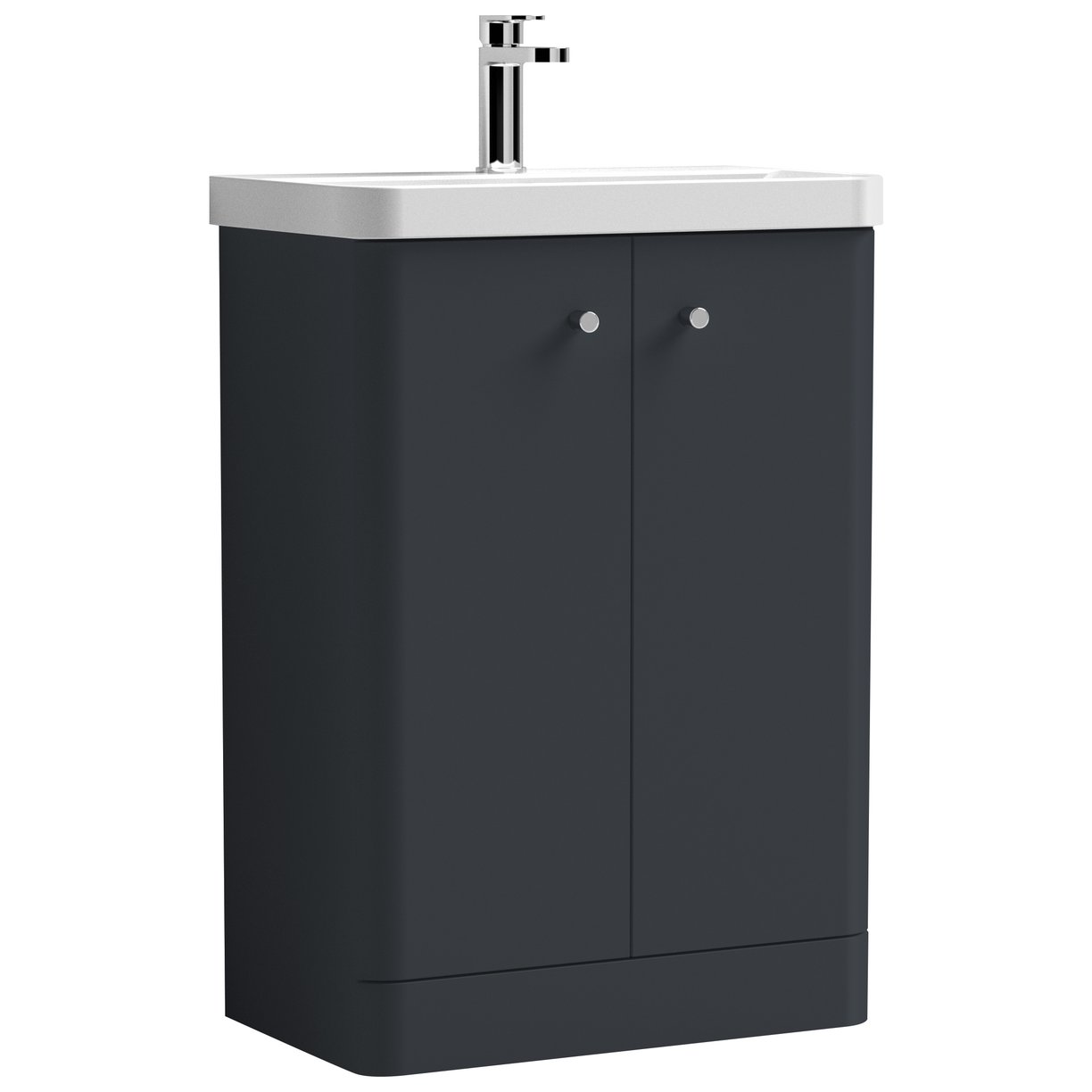 600 Floor Standing 2-Door Unit & Basin