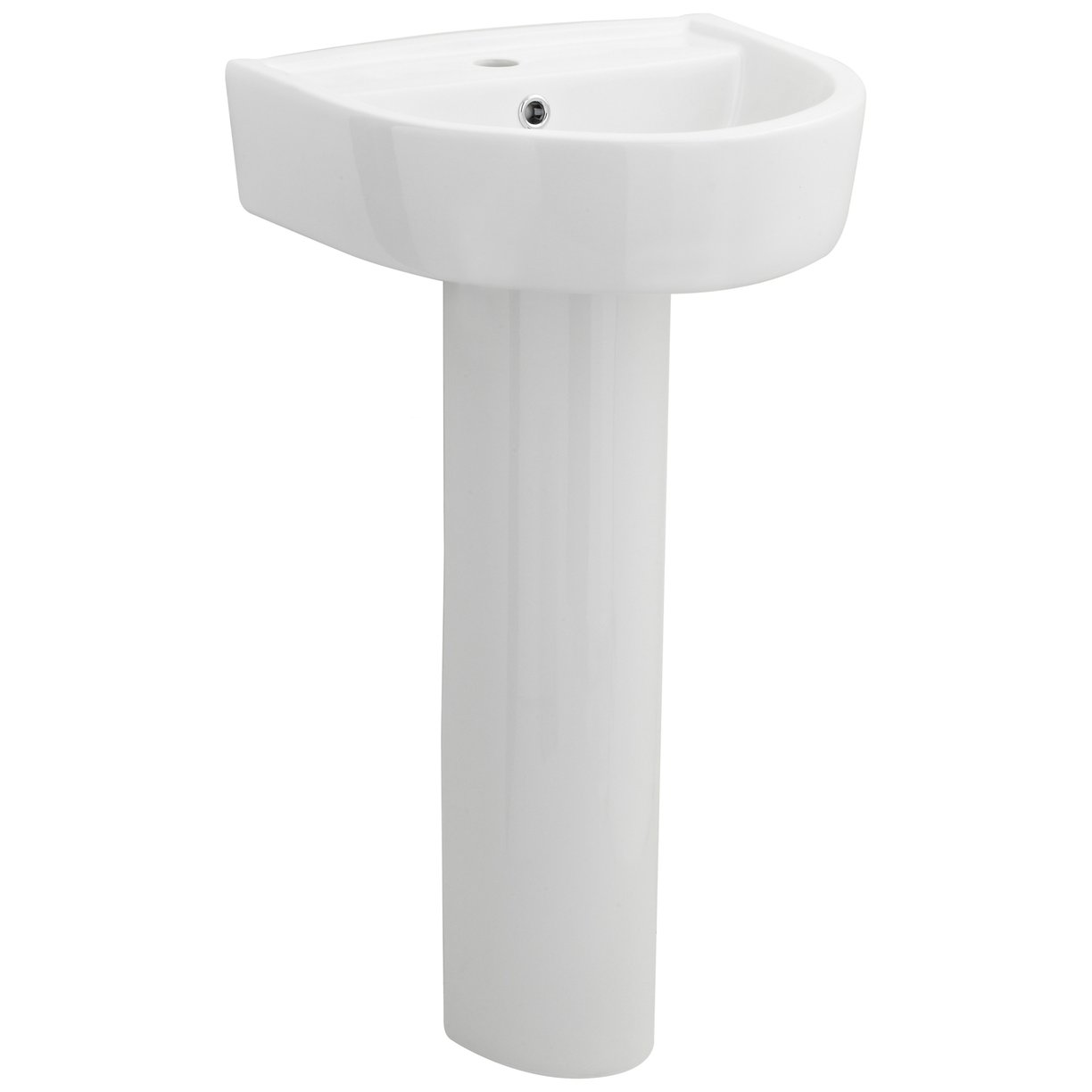 Provost 420mm Basin & Pedestal - White
