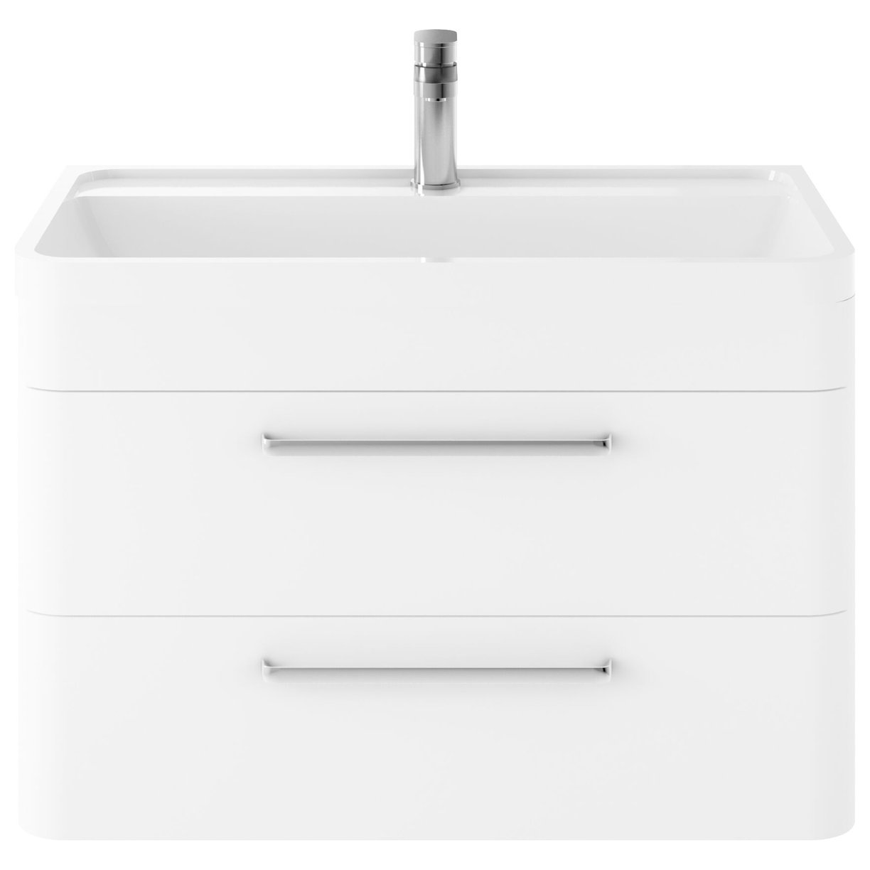 800 W/H 2-Drawer Unit - Pure White