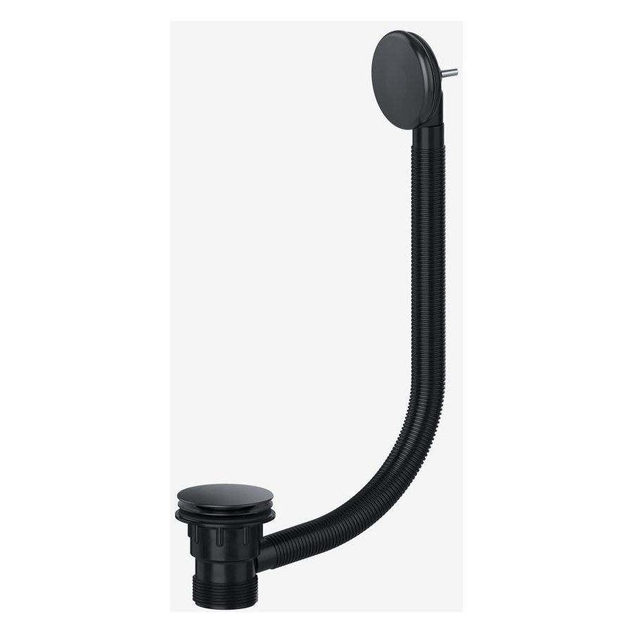 Clicker Combination Bath Waste (Matt Black)