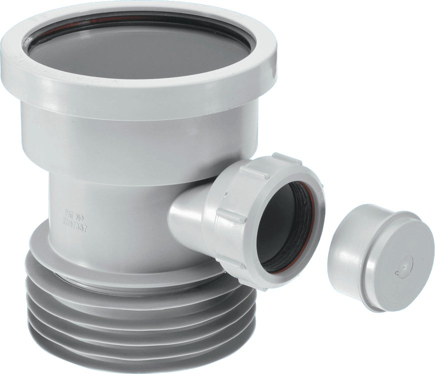 McAlpine drn/conn & boss - grey DC1GRBO