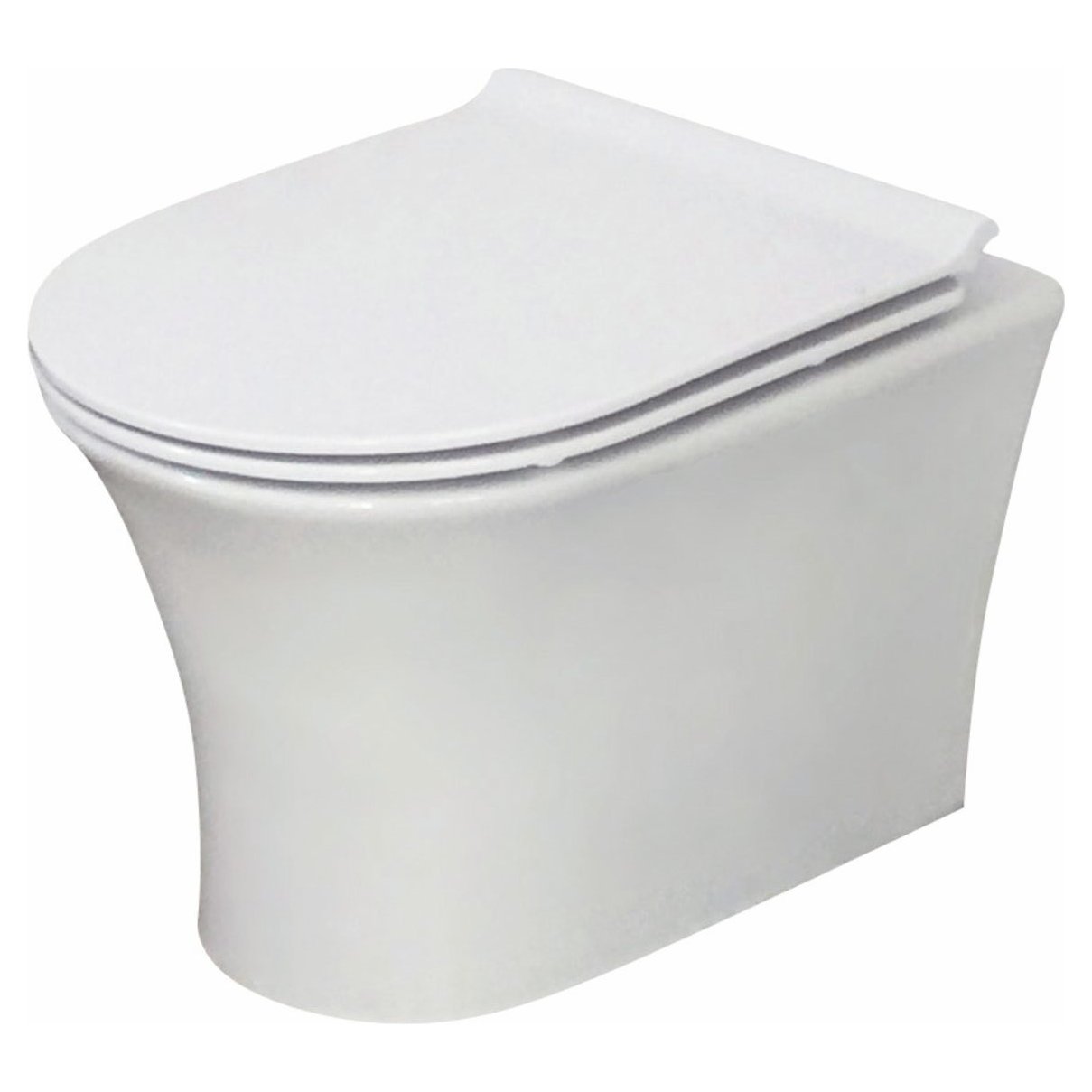 Deia Rimless Wall Hung Pan & Soft Close Seat