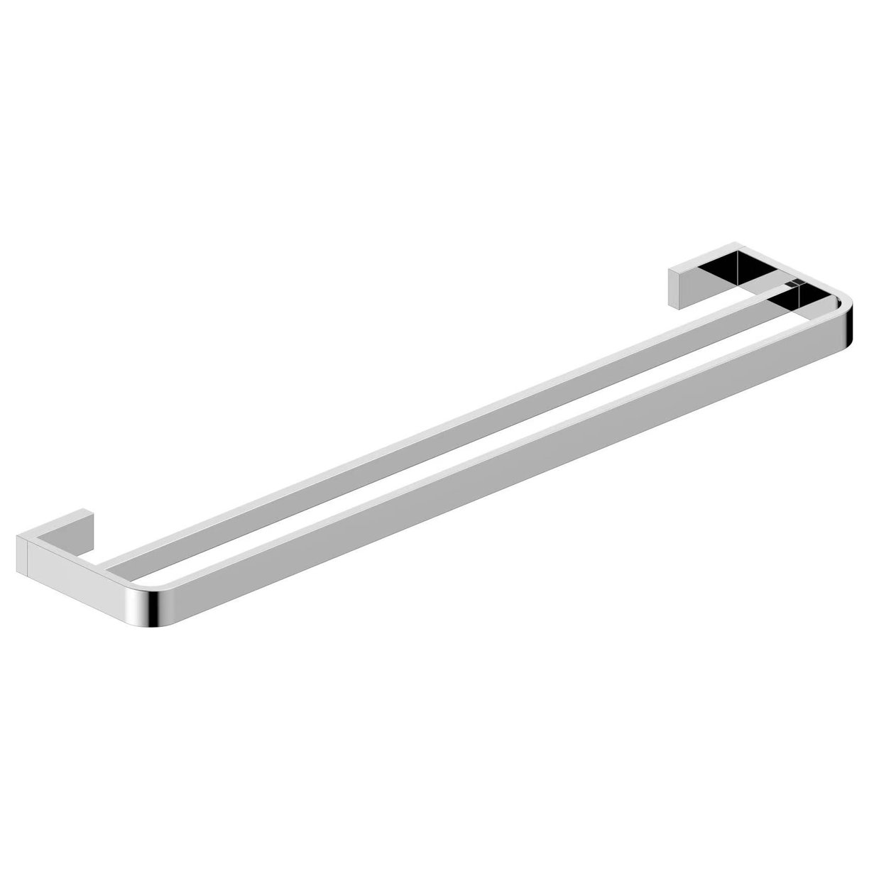 Chrome Double Towel Rail