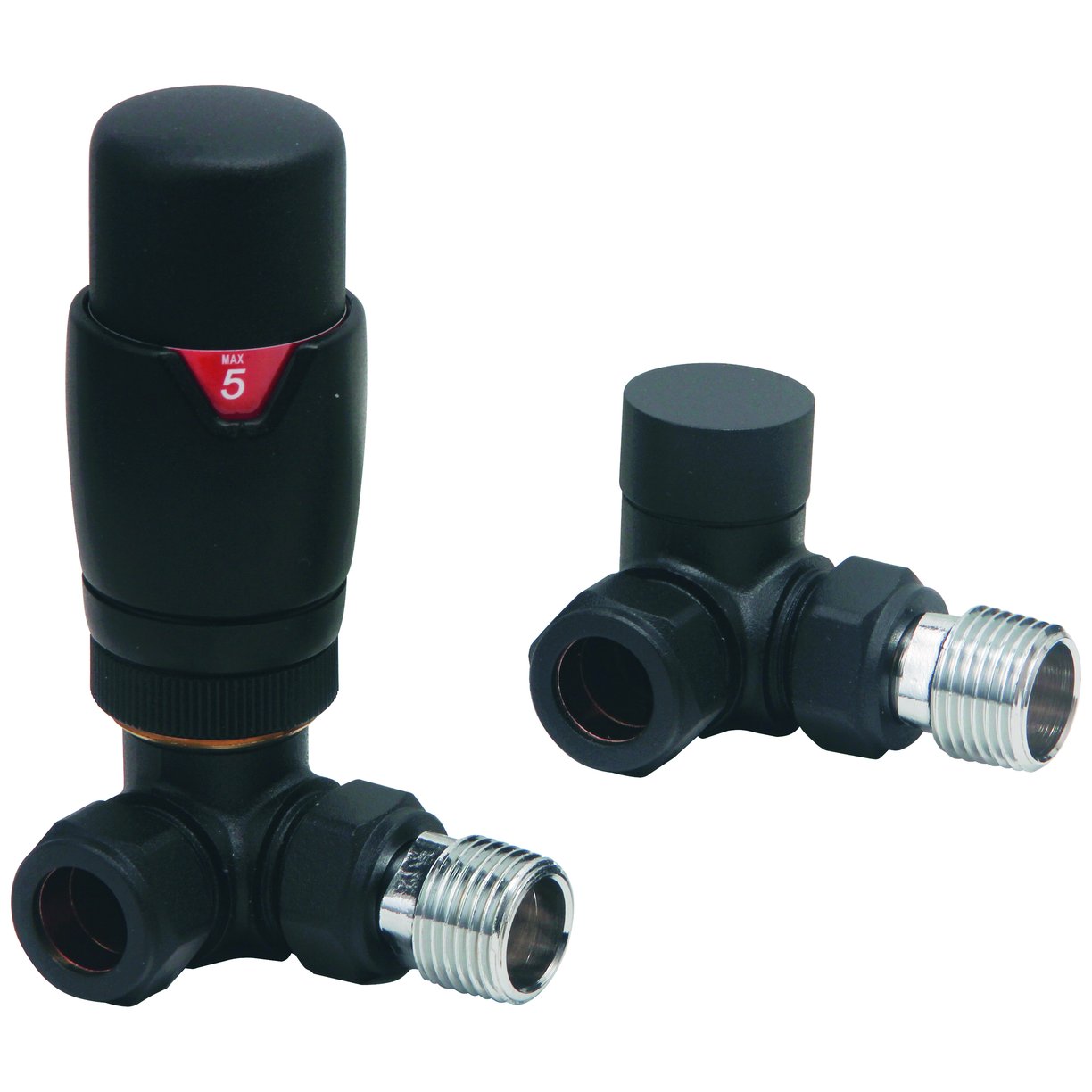 Designer Twin Pack TRV, Black, Corner