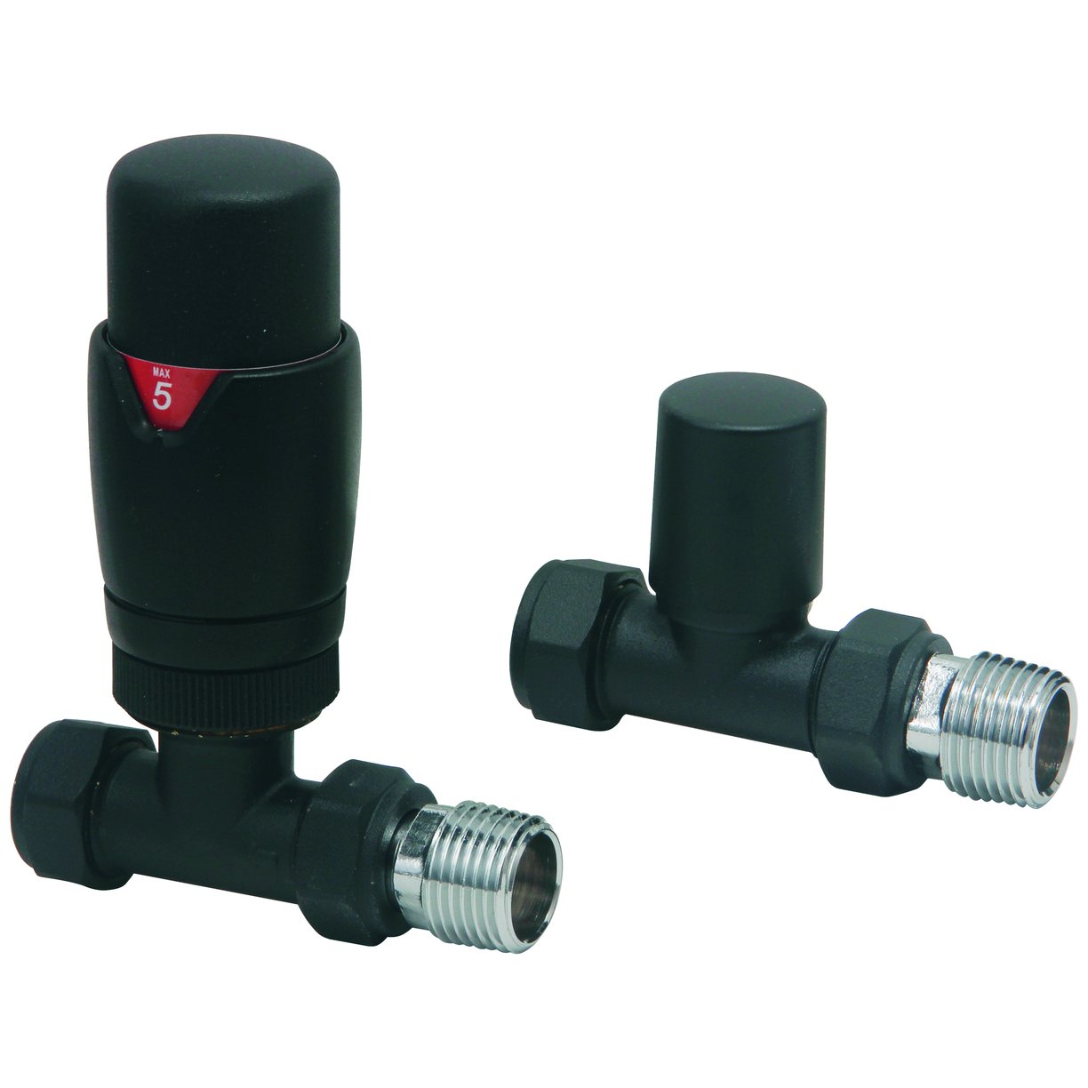 Designer Twin Pack TRV, Black, Straight