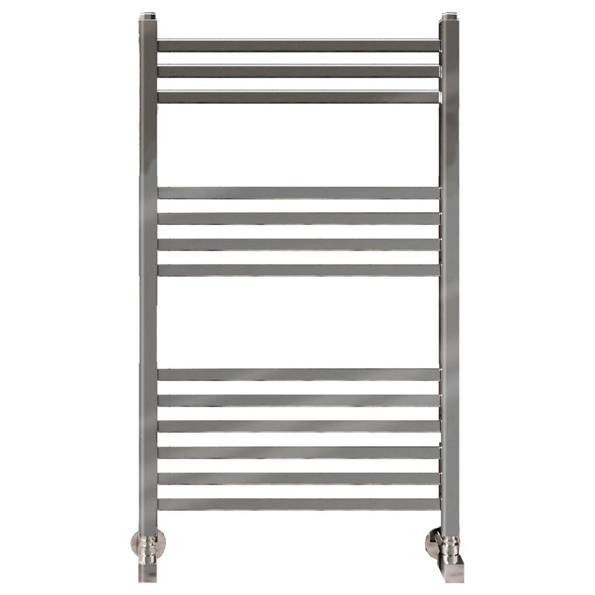 Designer Chrome Towel Rail 500mm Wide 800mm Tall (SIMONA)