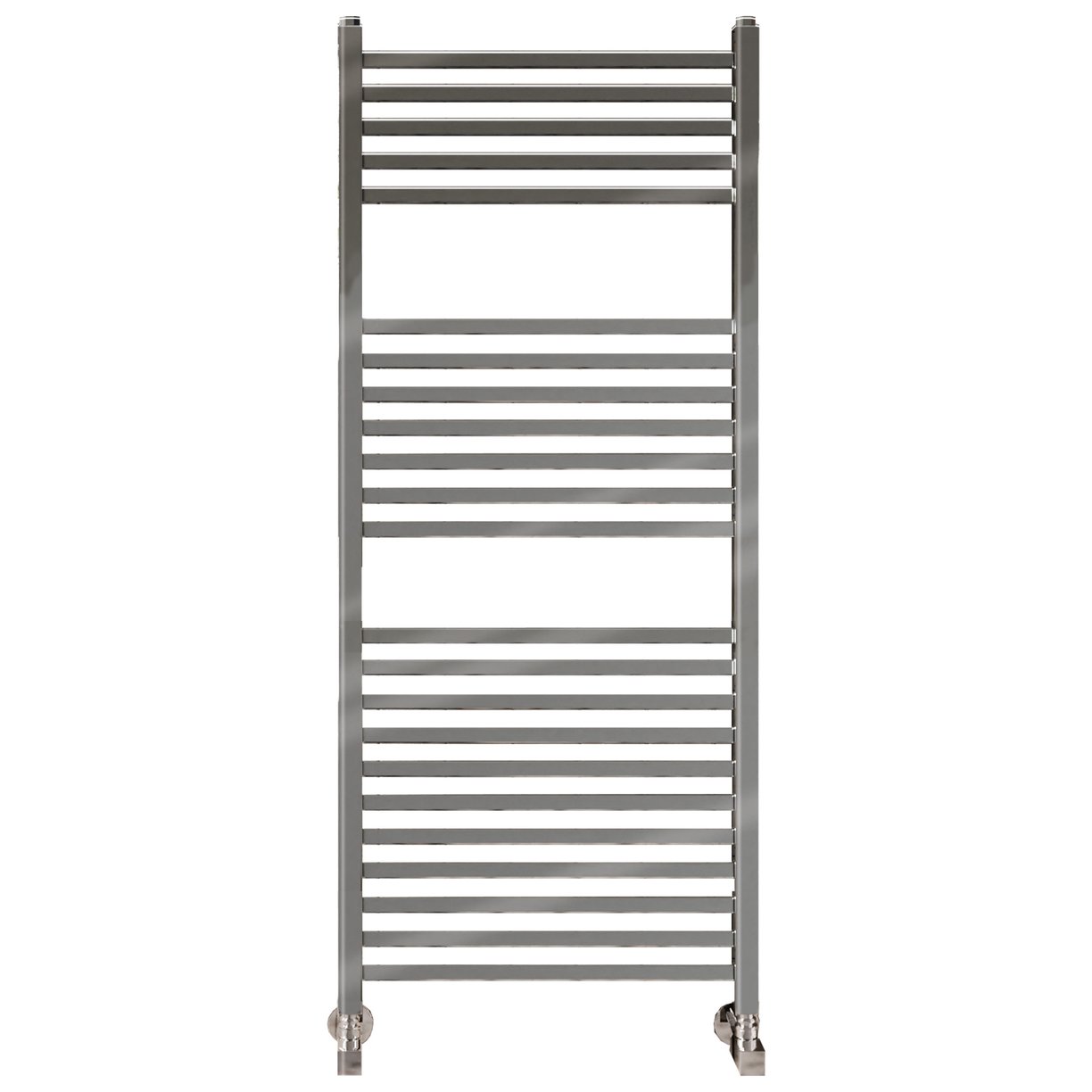 Designer Chrome Towel Rail 500mm Wide 1200mm Tall (SIMONA)