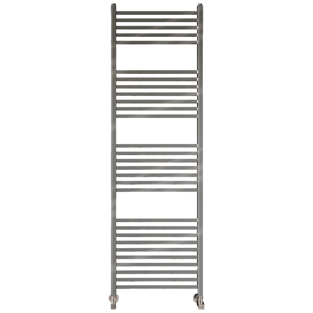 Designer Chrome Towel Rail 500mm Wide 1600mm Tall (SIMONA)