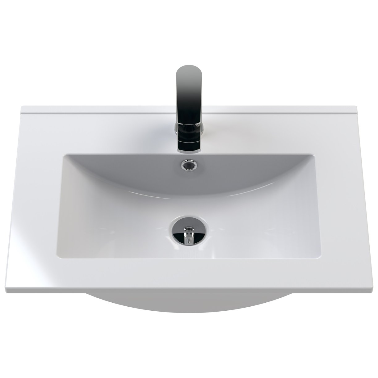 600 F/S 2-Door Vanity & Basin 2 - Satin Blue