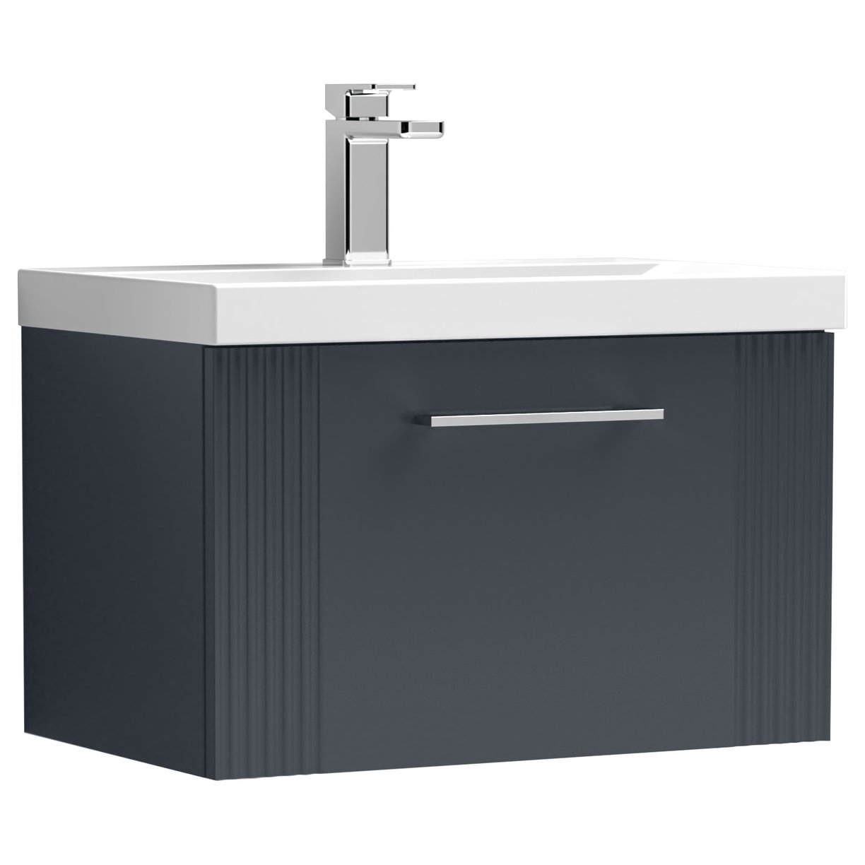 600 W/H Single Drawer Vanity & Basin 1