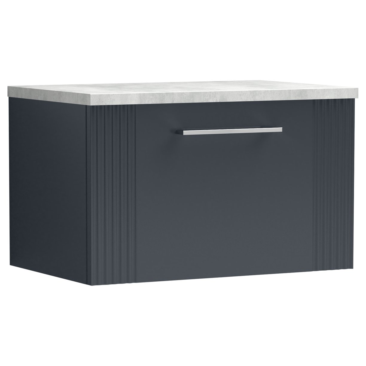 600 W/H Single Drawer Vanity & Laminate Top