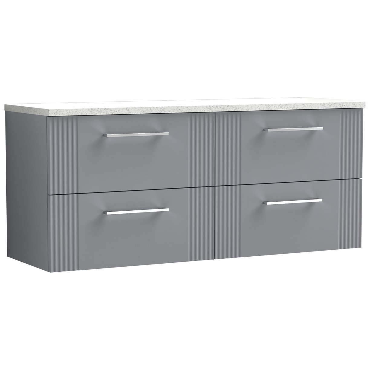 1200 W/H 4-Drawer Vanity & Laminate Top