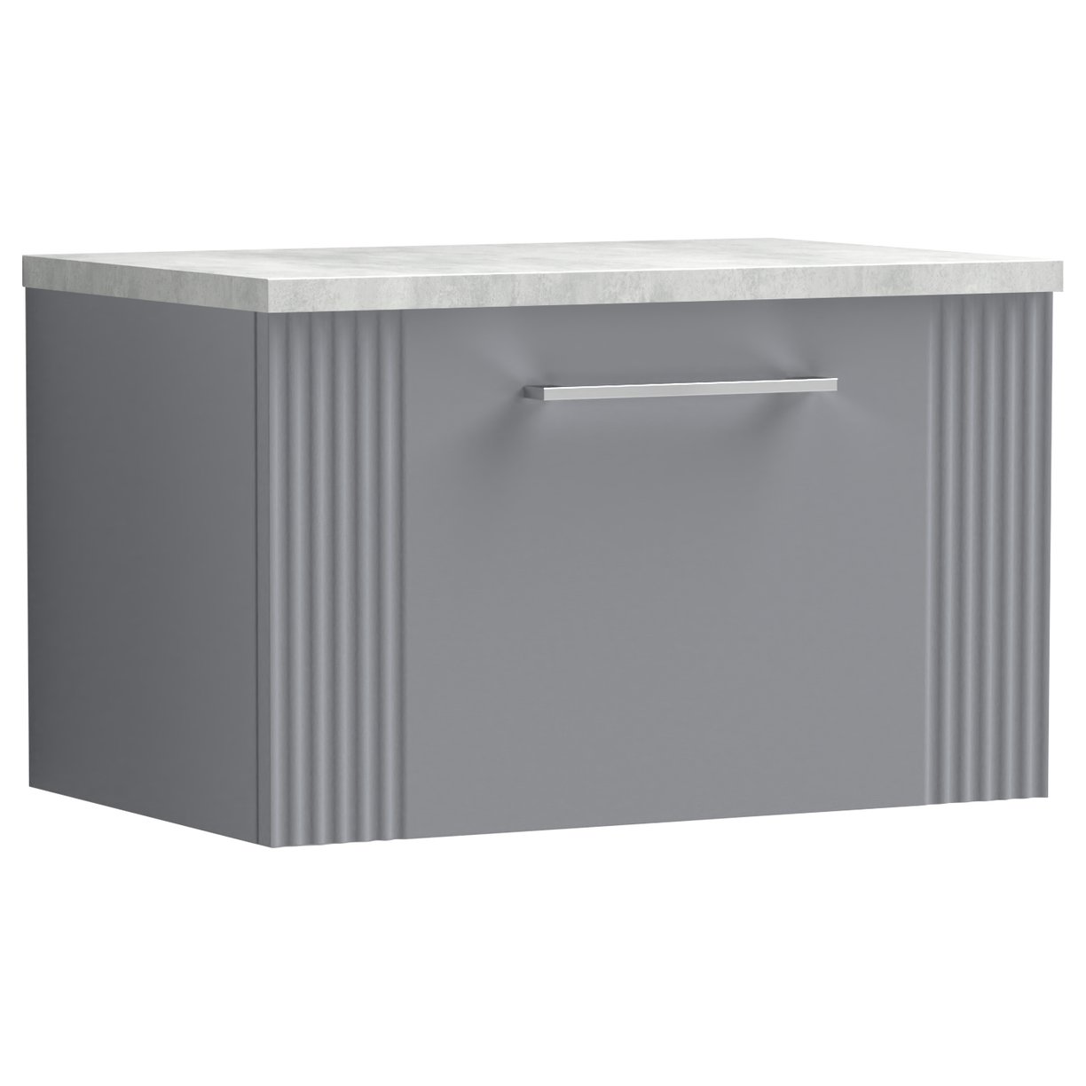 600 W/H Single Drawer Vanity & Laminate Top