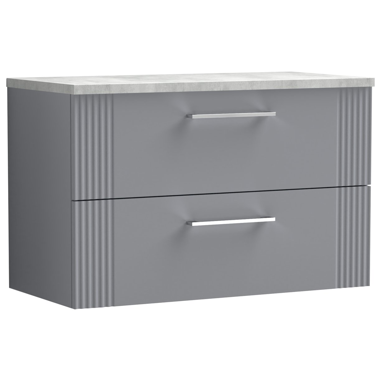 800 W/H 2-Drawer Vanity & Laminate Top