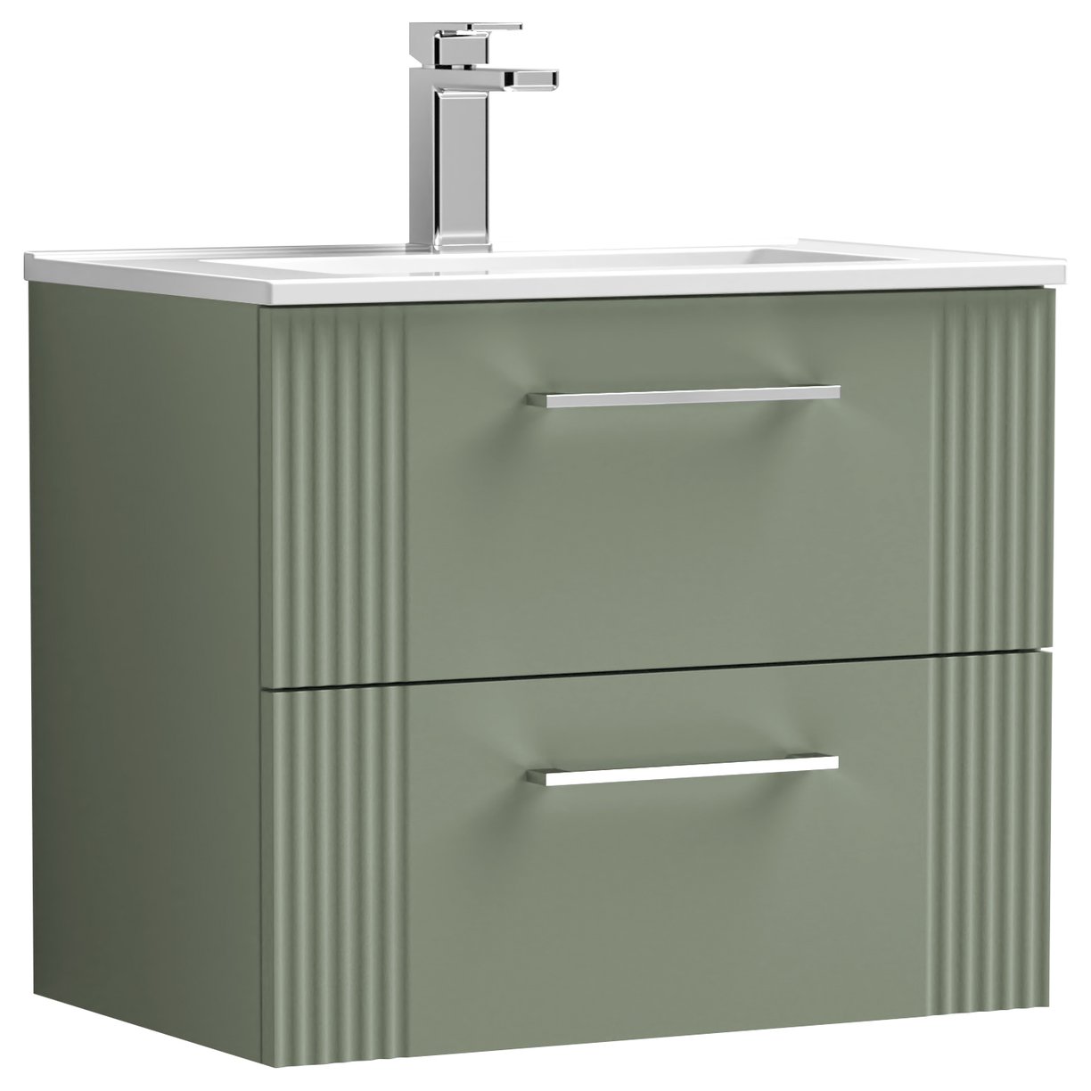 600 W/H 2-Drawer Vanity & Basin 2