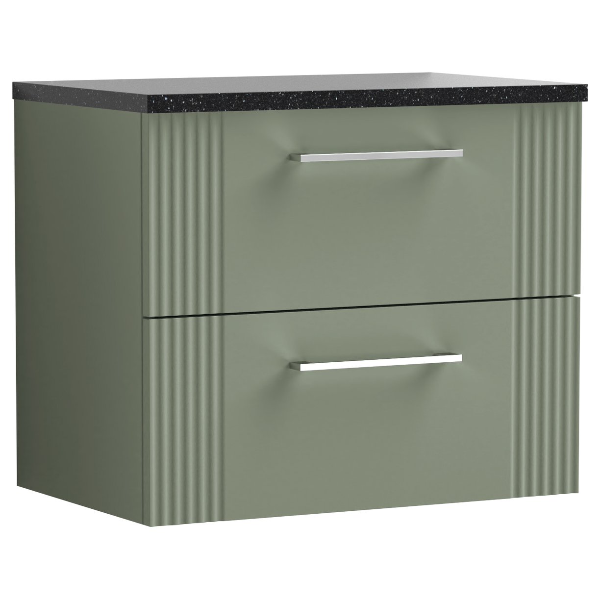 600 W/H 2-Drawer Vanity & Laminate Top