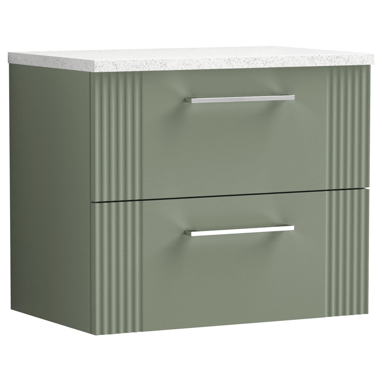 600 W/H 2-Drawer Vanity & Laminate Top