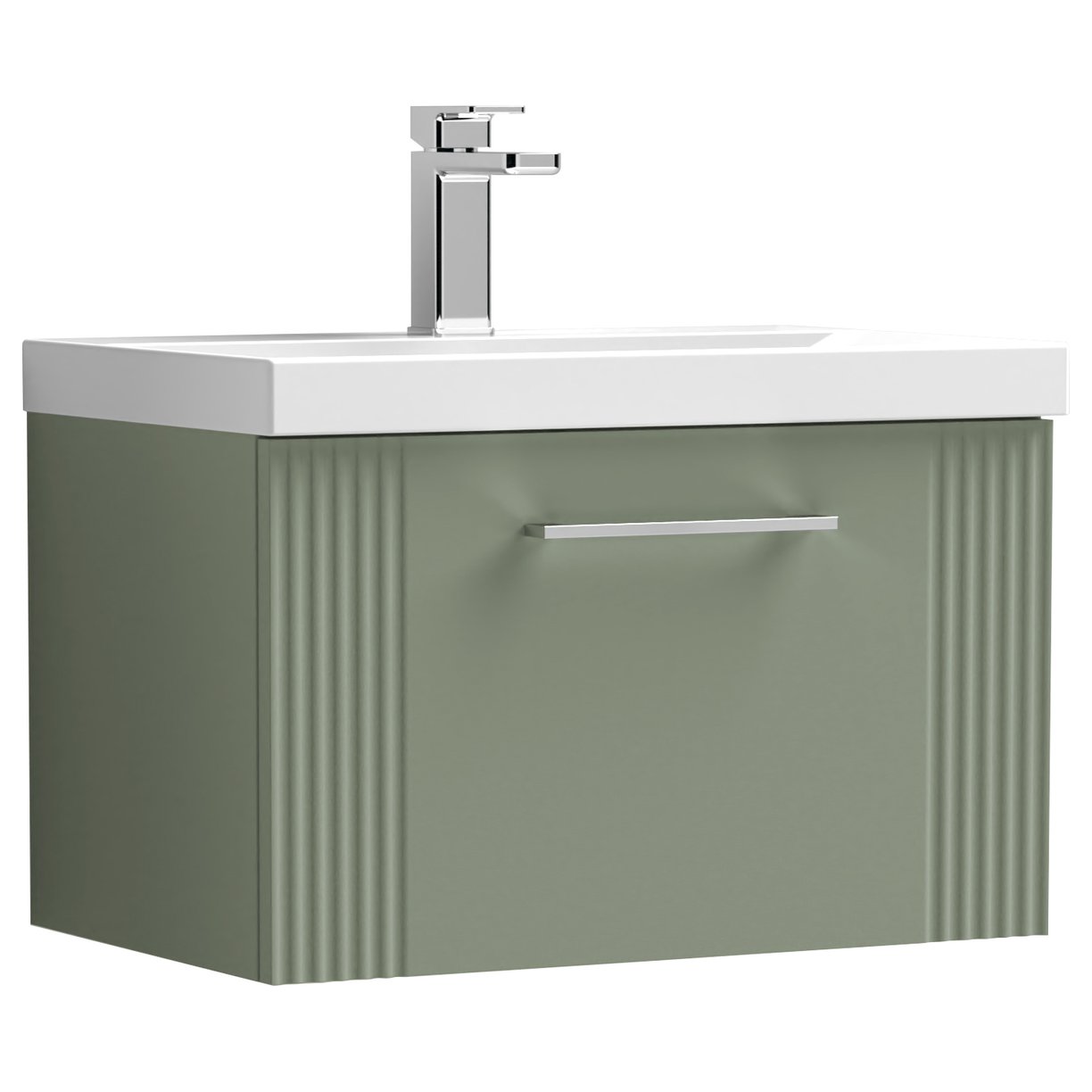 600 W/H Single Drawer Vanity & Basin 1
