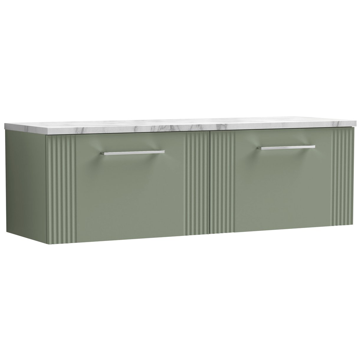 1200 W/H 2-Drawer Vanity & Laminate Top