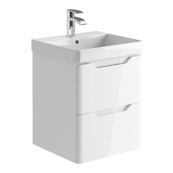 Ella 500 Wall Hung Vanity Unit & Basin