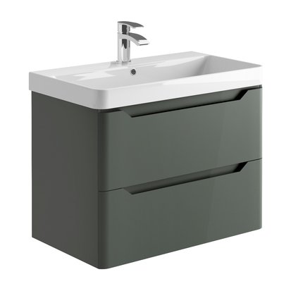 Ella 800 Wall Hung Vanity Unit & Basin