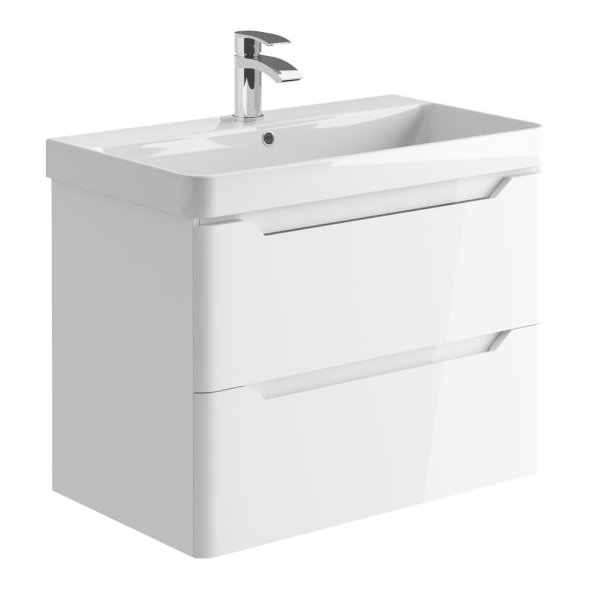 Ella 800 Wall Hung Vanity Unit & Basin