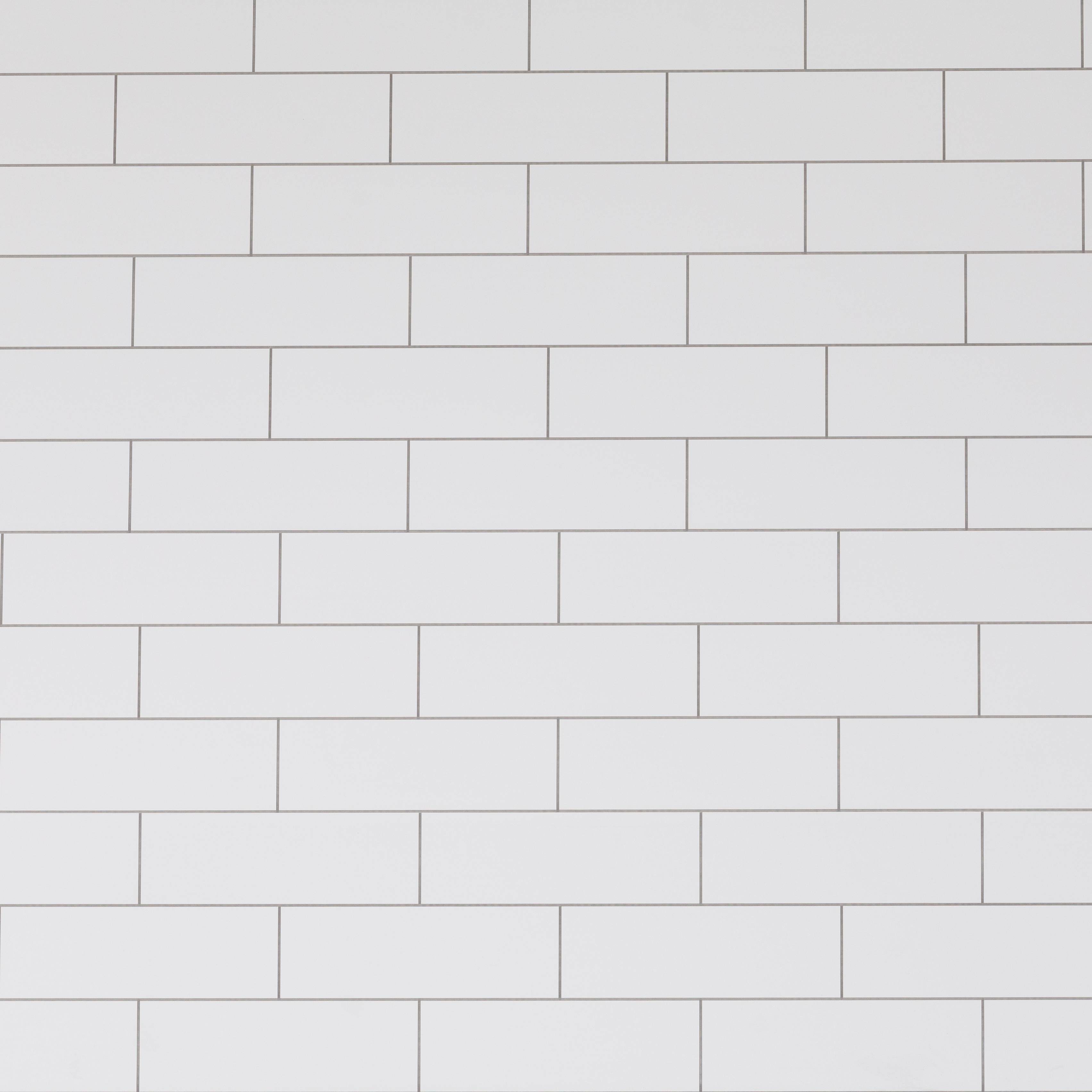 10mm Metro Grey Tile Line - 2.8m x 300mm (Pack of 4)