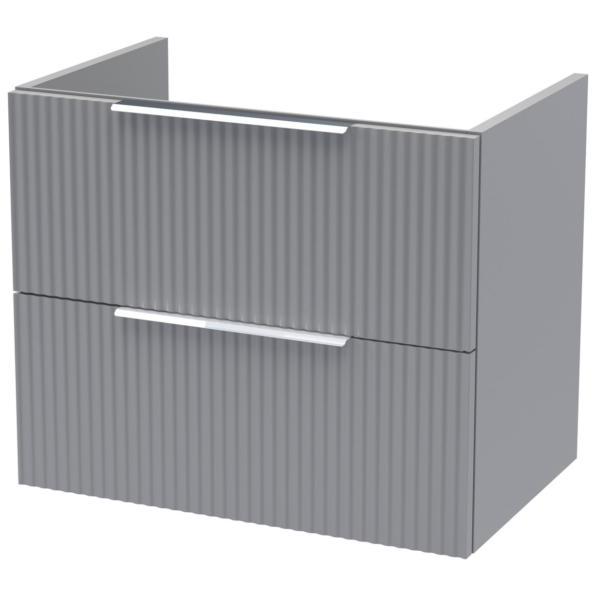 600 Wh 2-Drawer Unit - Satin Grey