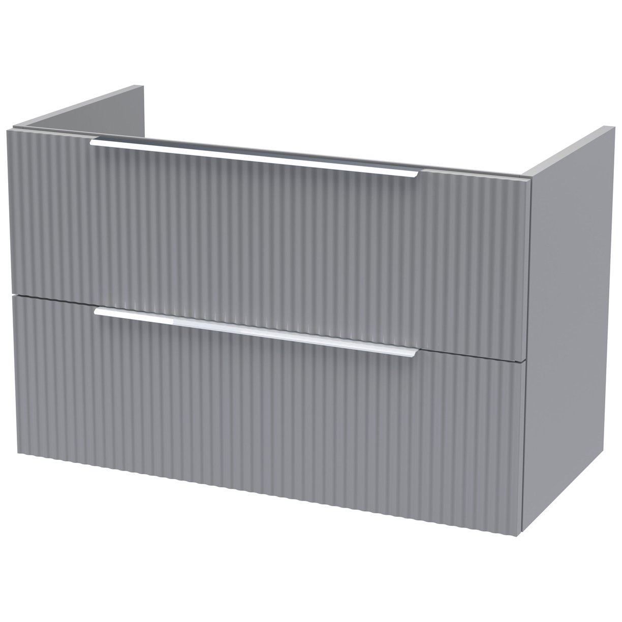 800 Wh 2-Drawer Unit - Satin Grey