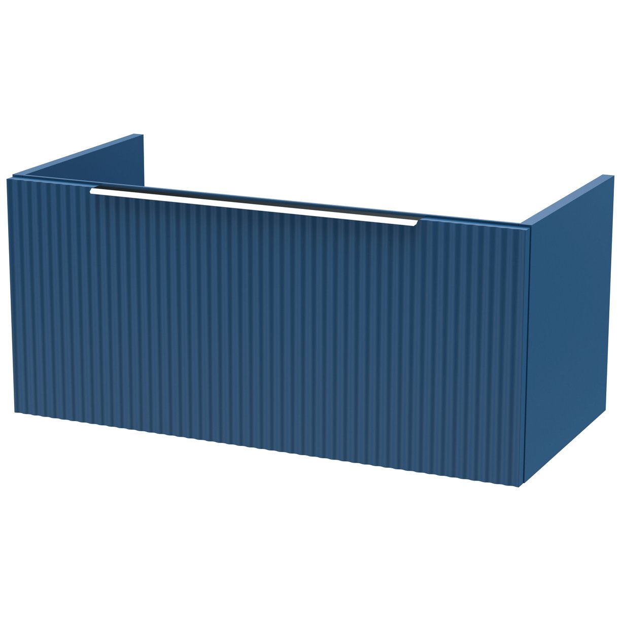 800 Wh Single Drawer Unit - Satin Blue