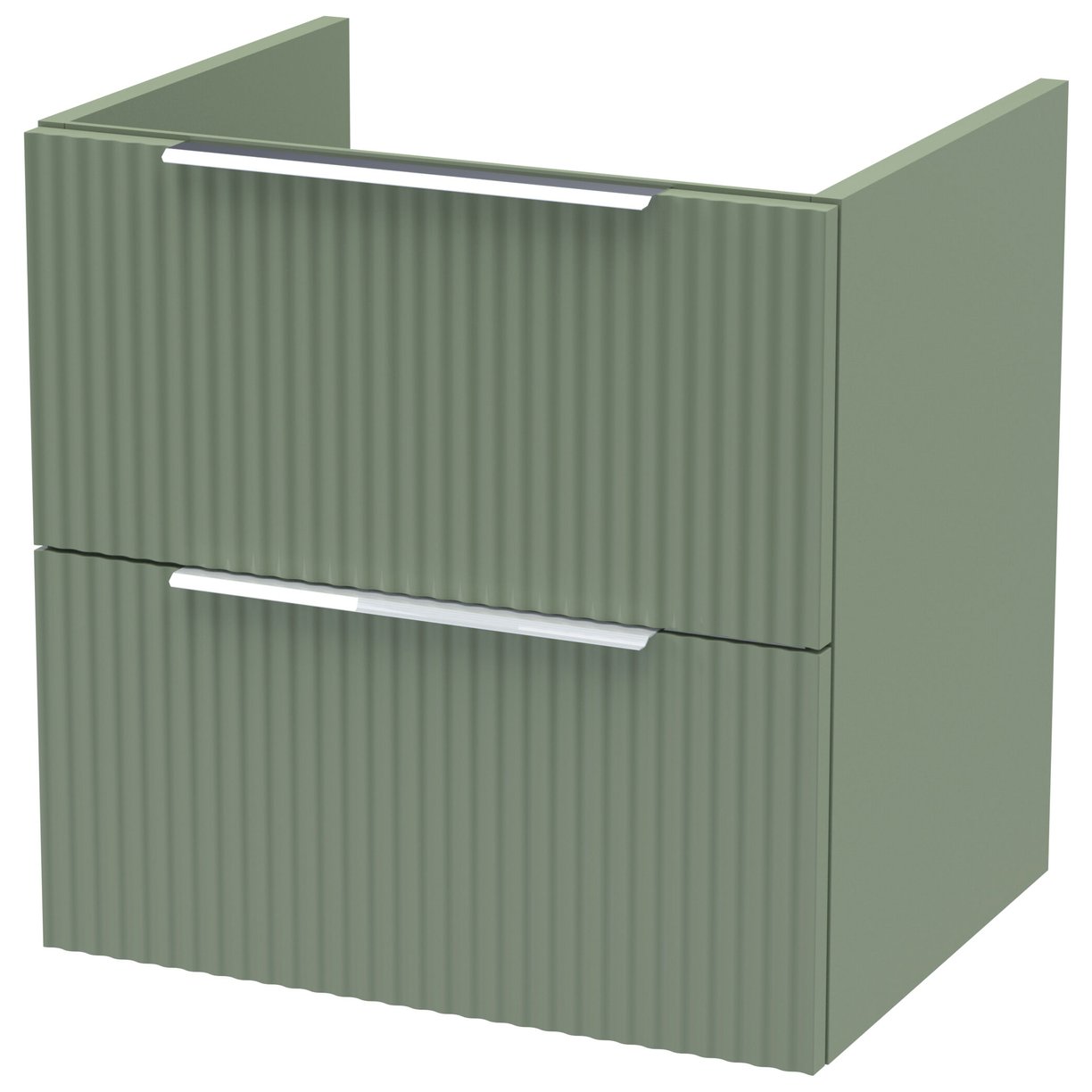 500 Wh 2-Drawer Unit - Satin Green