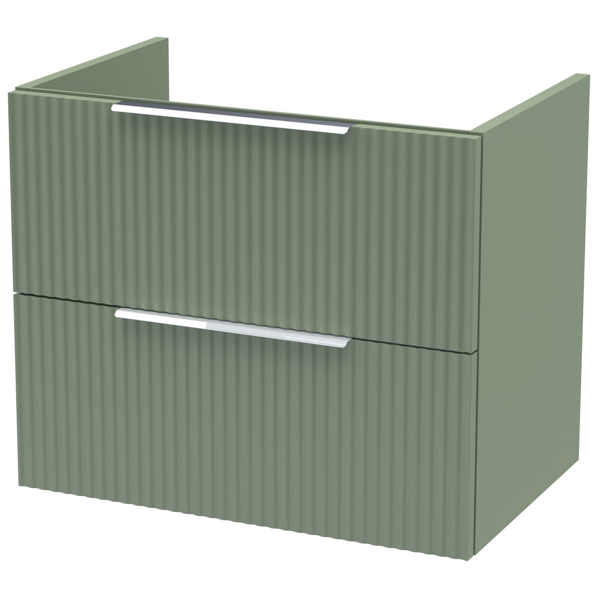600 Wh 2-Drawer Unit - Satin Green