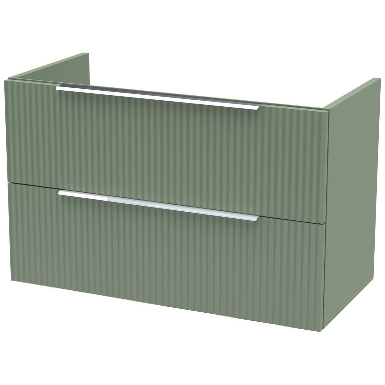 800 Wh 2-Drawer Unit - Satin Green