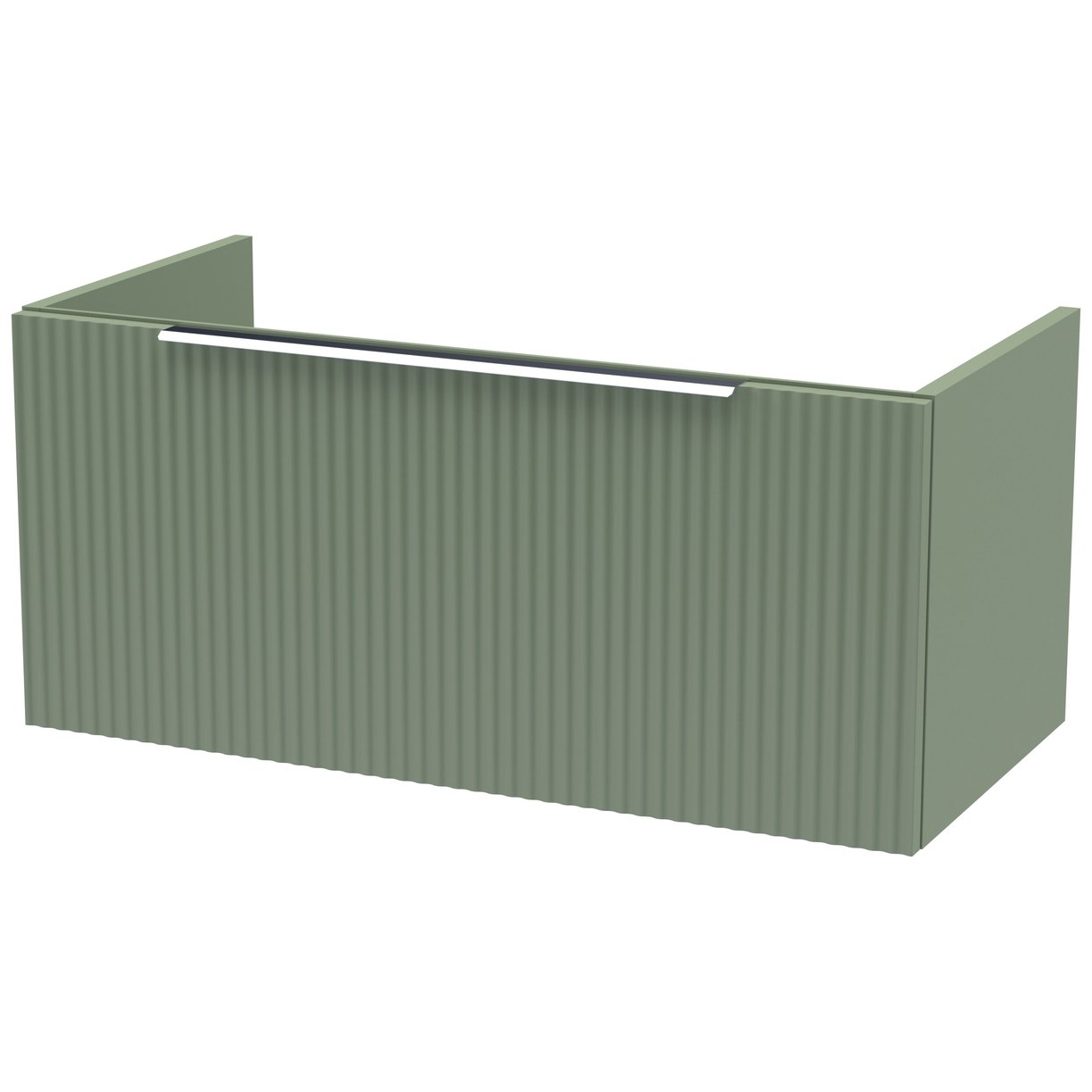 800 Wh Single Drawer Unit - Satin Green