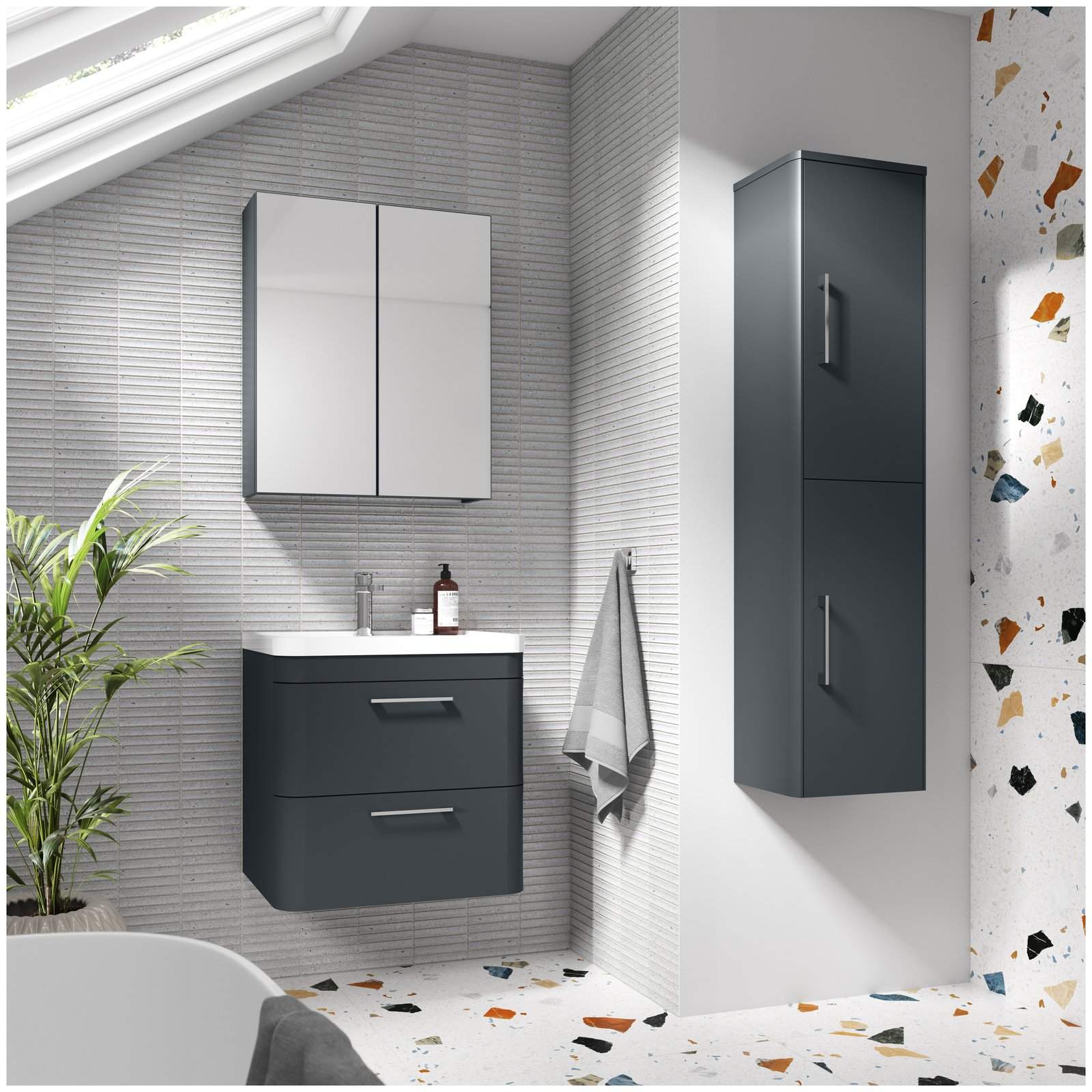 Parade 800 W/H 2 Drawer Basin & Cabinet