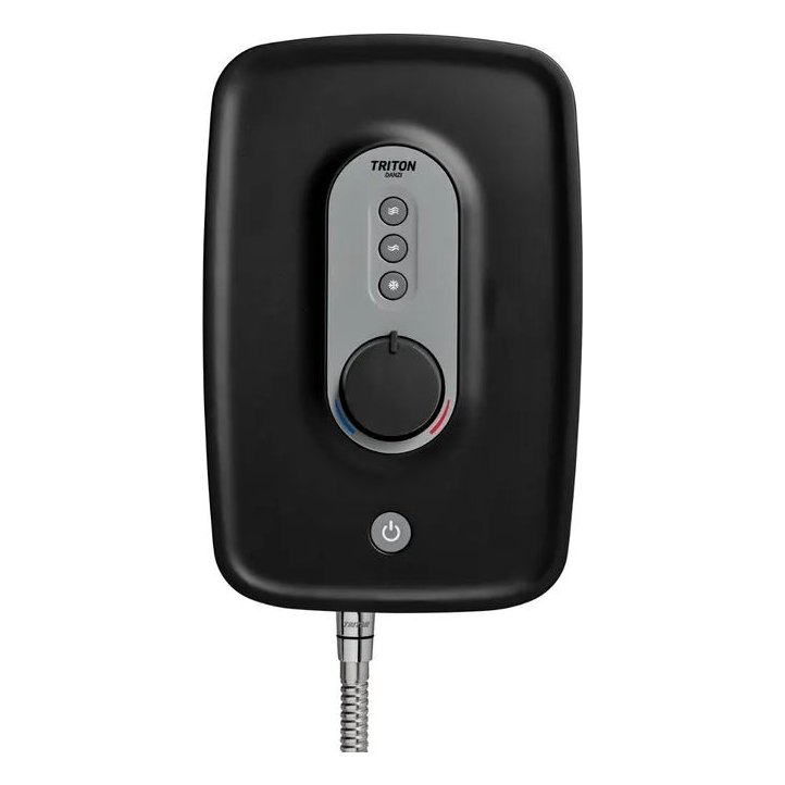 MOQ Danzi DuElec Electric Shower - Black 9.5kw
