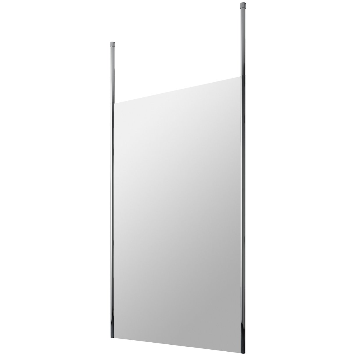 1200 Wetroom Screen With Ceiling - Chrome