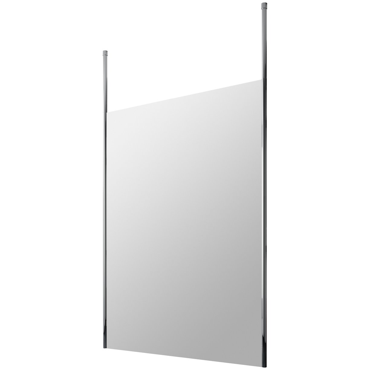 1400 Wetroom Screen With Ceiling - Chrome