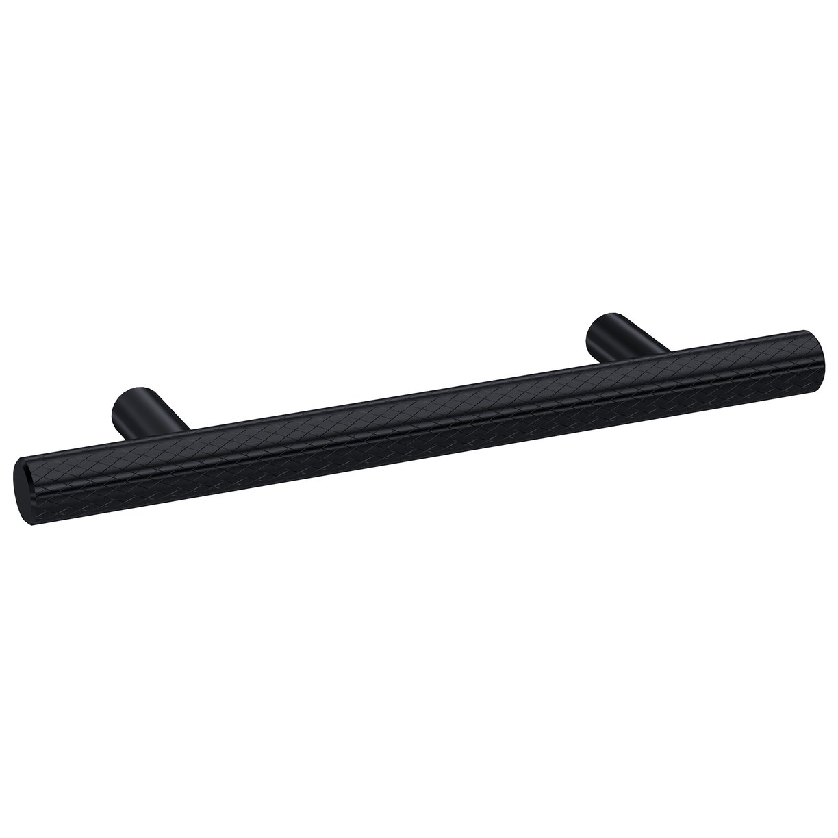 Knurled Bar Handle 96mm - Matt Black