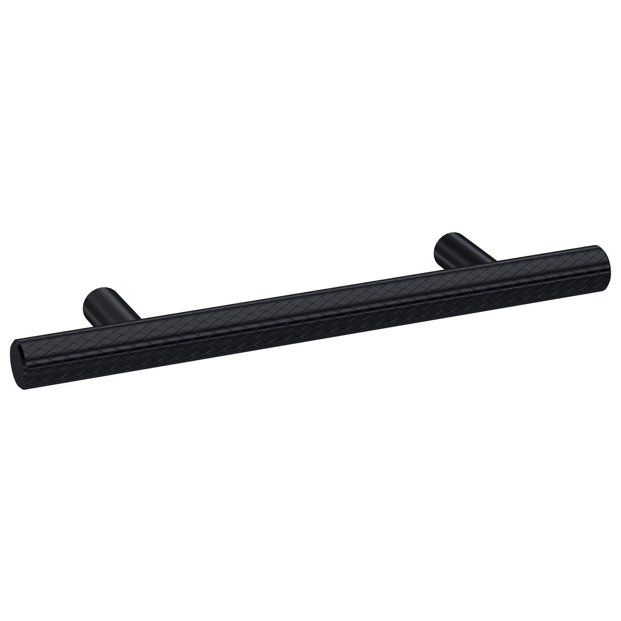 Knurled Bar Handle 96mm - Matt Black