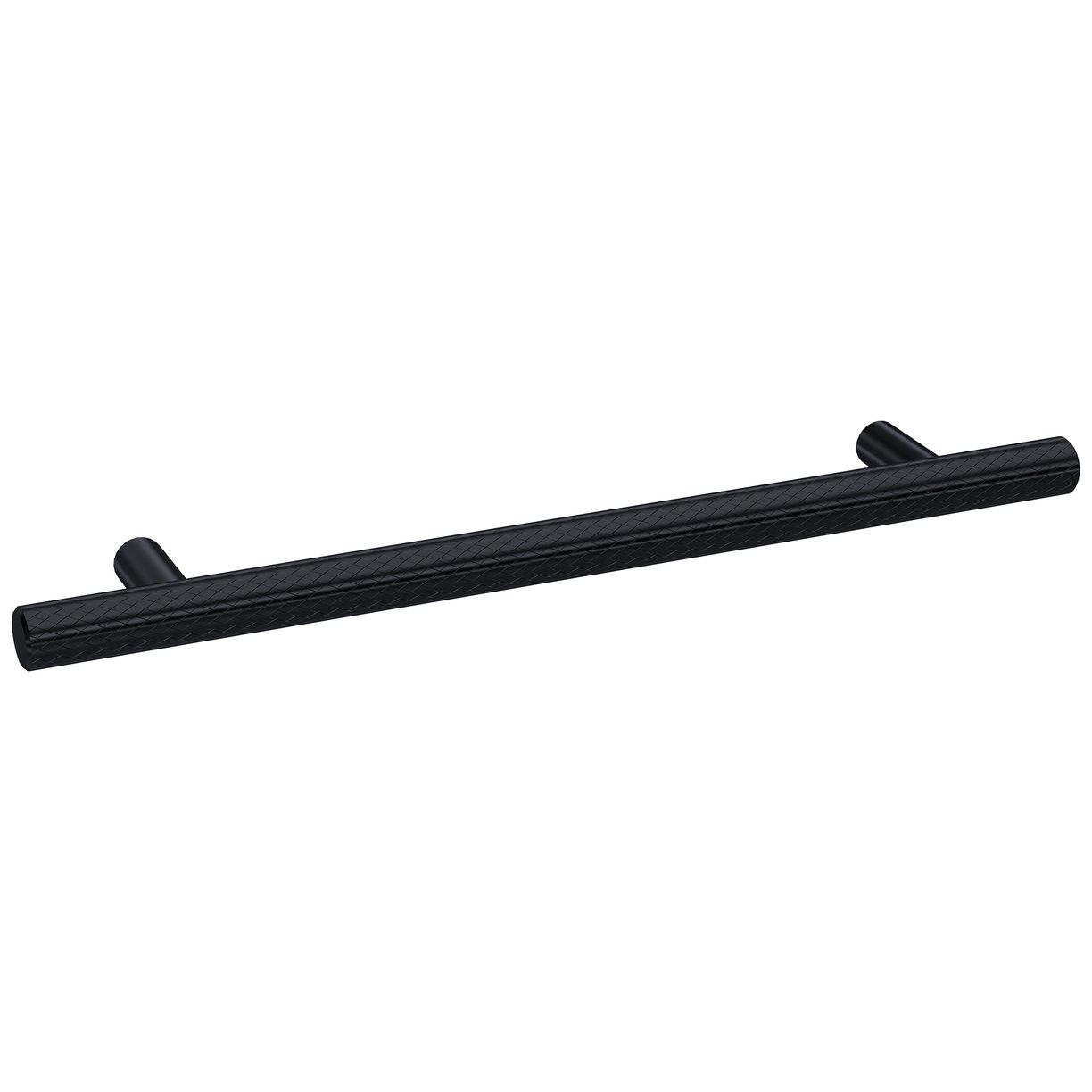 Knurled Bar Handle 160mm - Matt Black