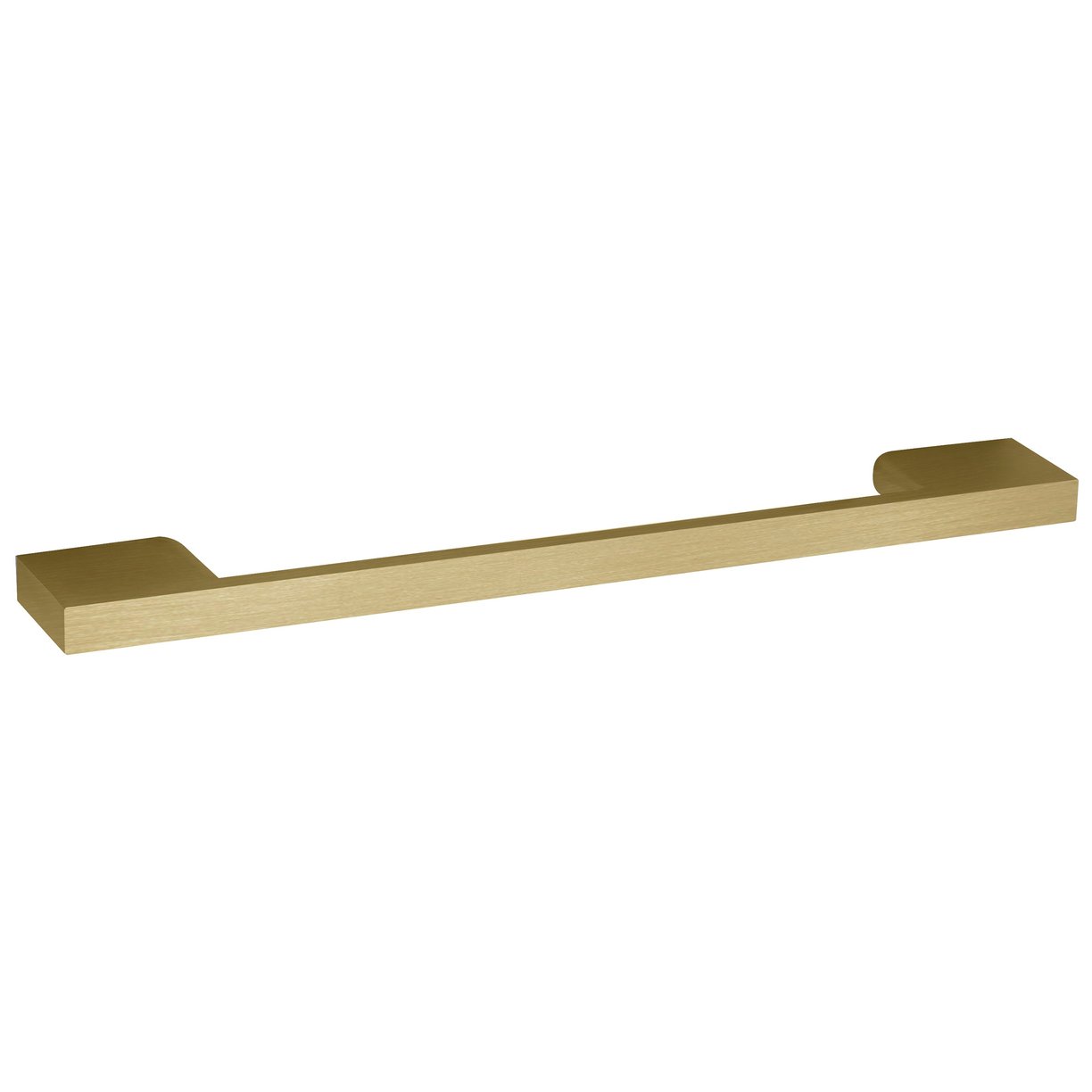 Brass D Handle - Brushed Brass