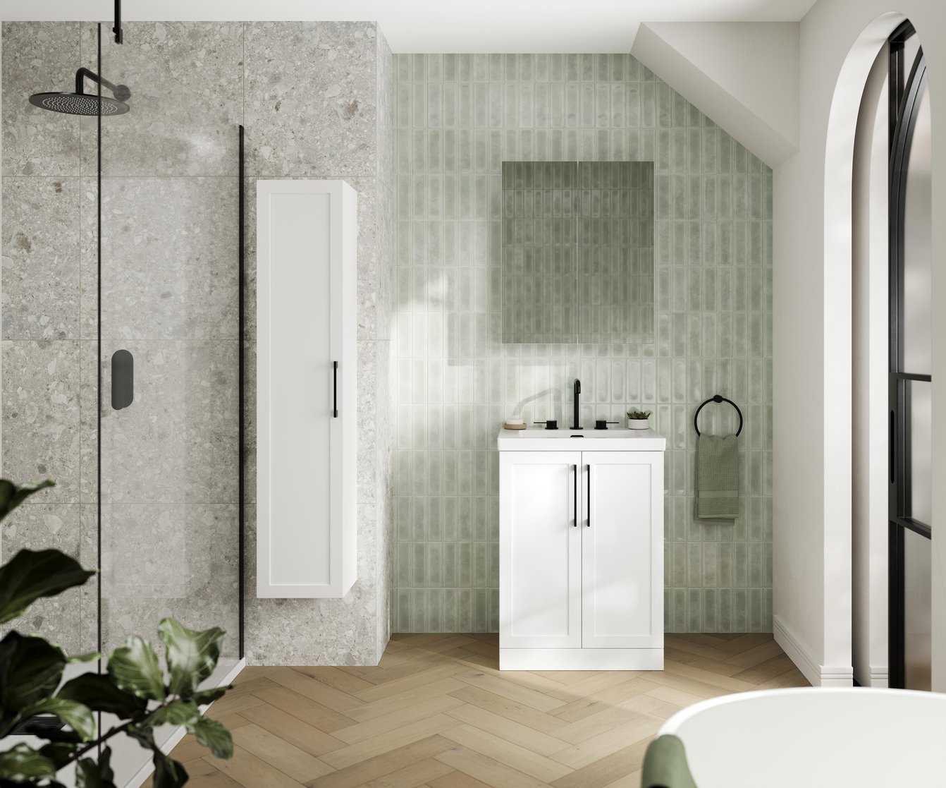 Black D Handle - Black