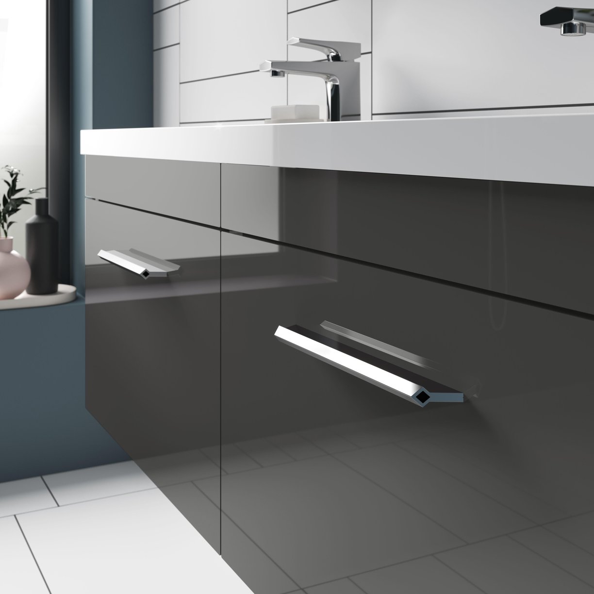 Profile Handle 160mm - Chrome