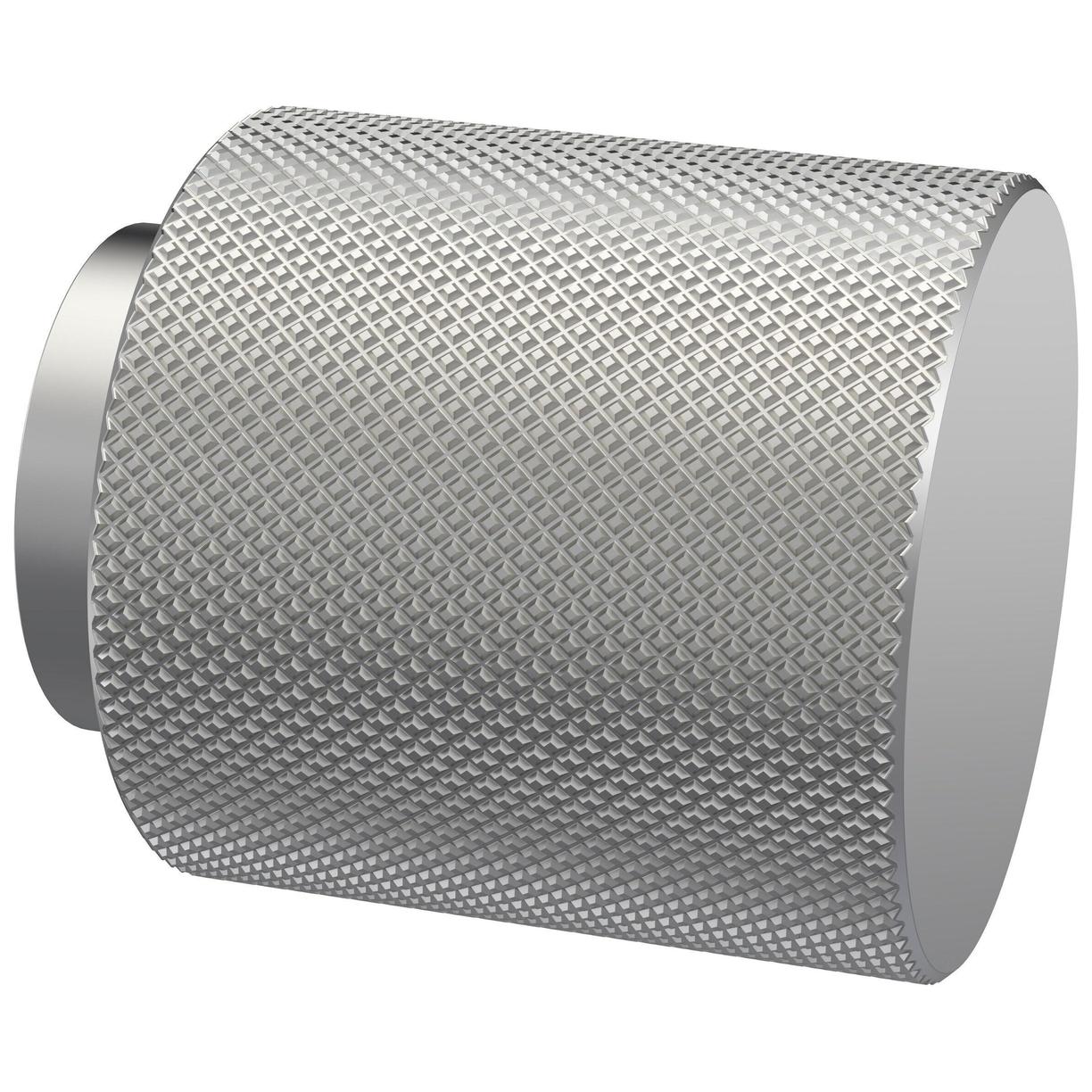 Knurled Knob Handle - Chrome