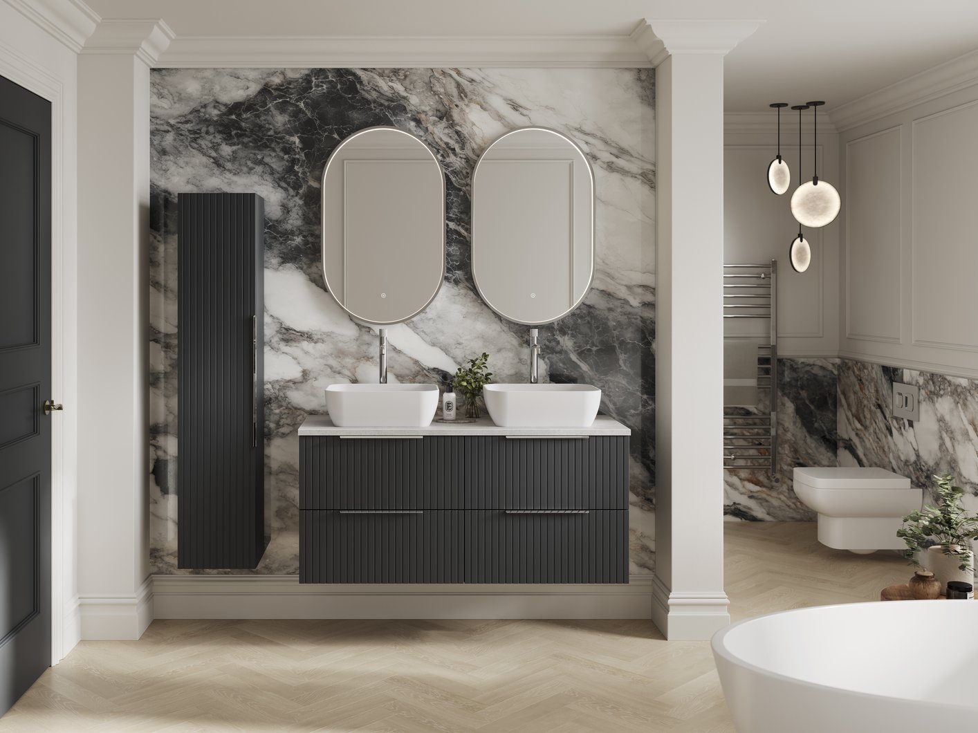 300mm Handle - Chrome