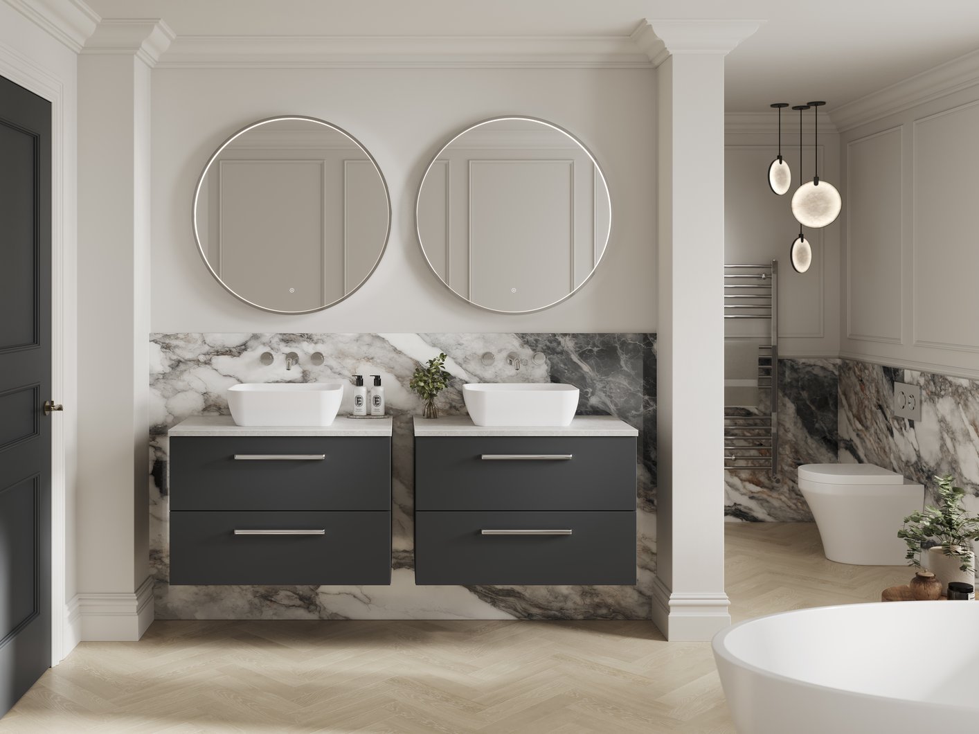 300mm Handle - Chrome